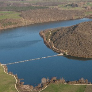 Embalse de Ullibarri Gamboa - pasarela flotante