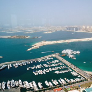 The Palm jumeirah desd el Observatory Bar de Duba