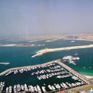 The Palm jumeirah desd el Observatory Bar de Duba