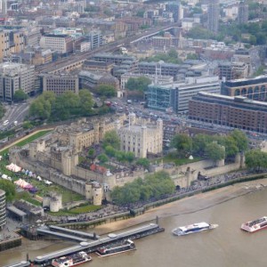 Torre de Londres vista desde The Shard