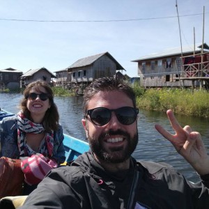 En bote por el Lago Inle