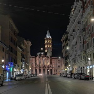 Basilica di Santa Maria Maggiore de noche