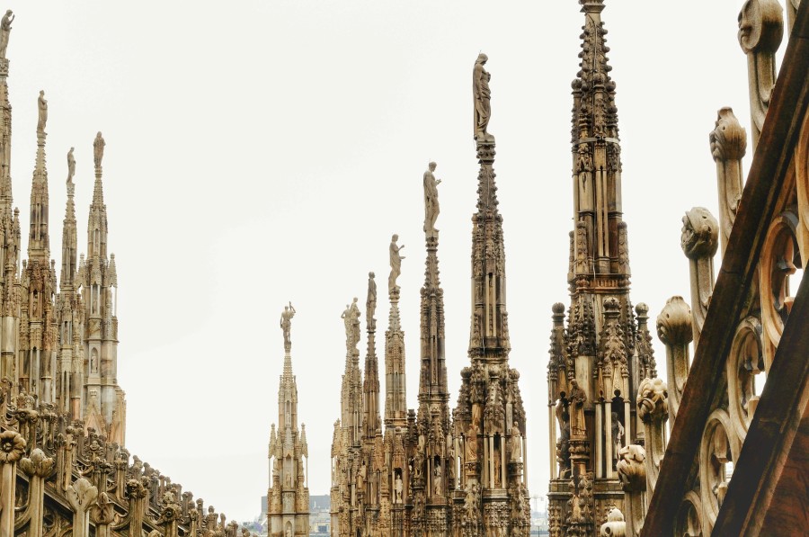 Terraza Catedral de Milán
