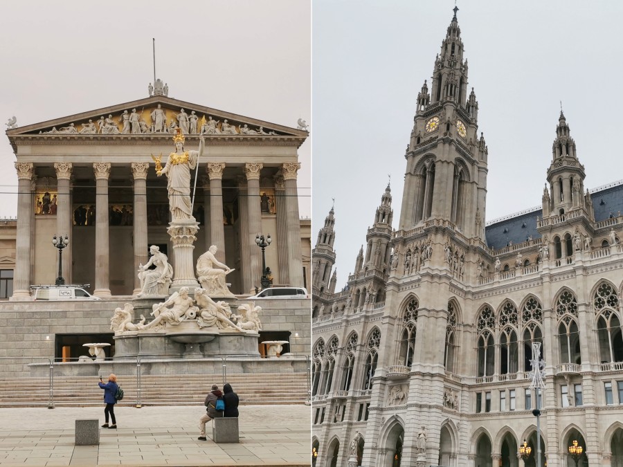 Parlamento de Austria y Ayuntamiento de Viena