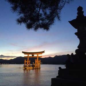 Atardecer en Itsukushima, Miyajima, Hiroshima